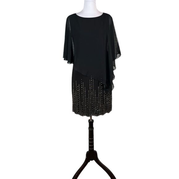 DJ-Jaz Women’s Embellished Sheath Overlay Dress, Size 6, NWT - Picture 2 of 12